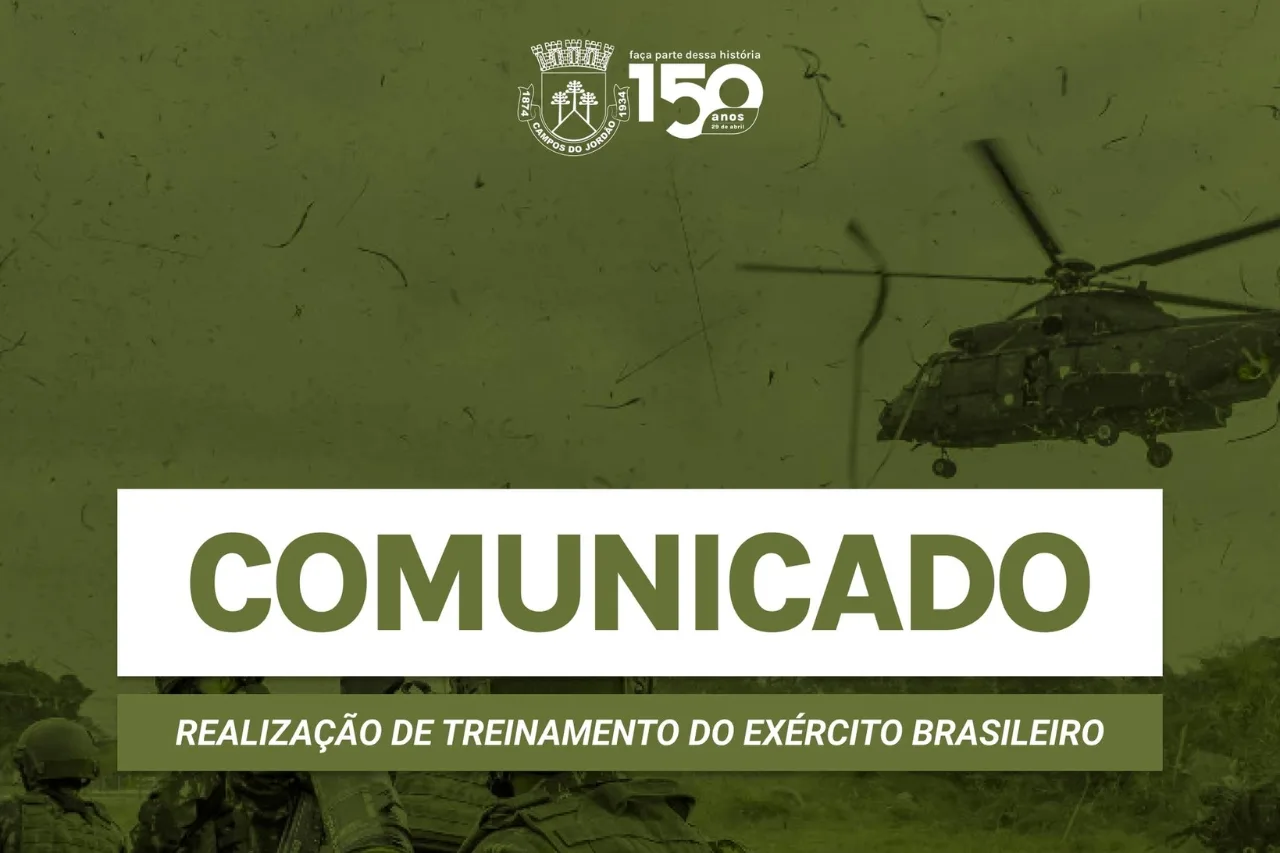 Exercício Militar do Exército Brasileiro em Campos do Jordão: Comunicado Importante à População 1 treinamento