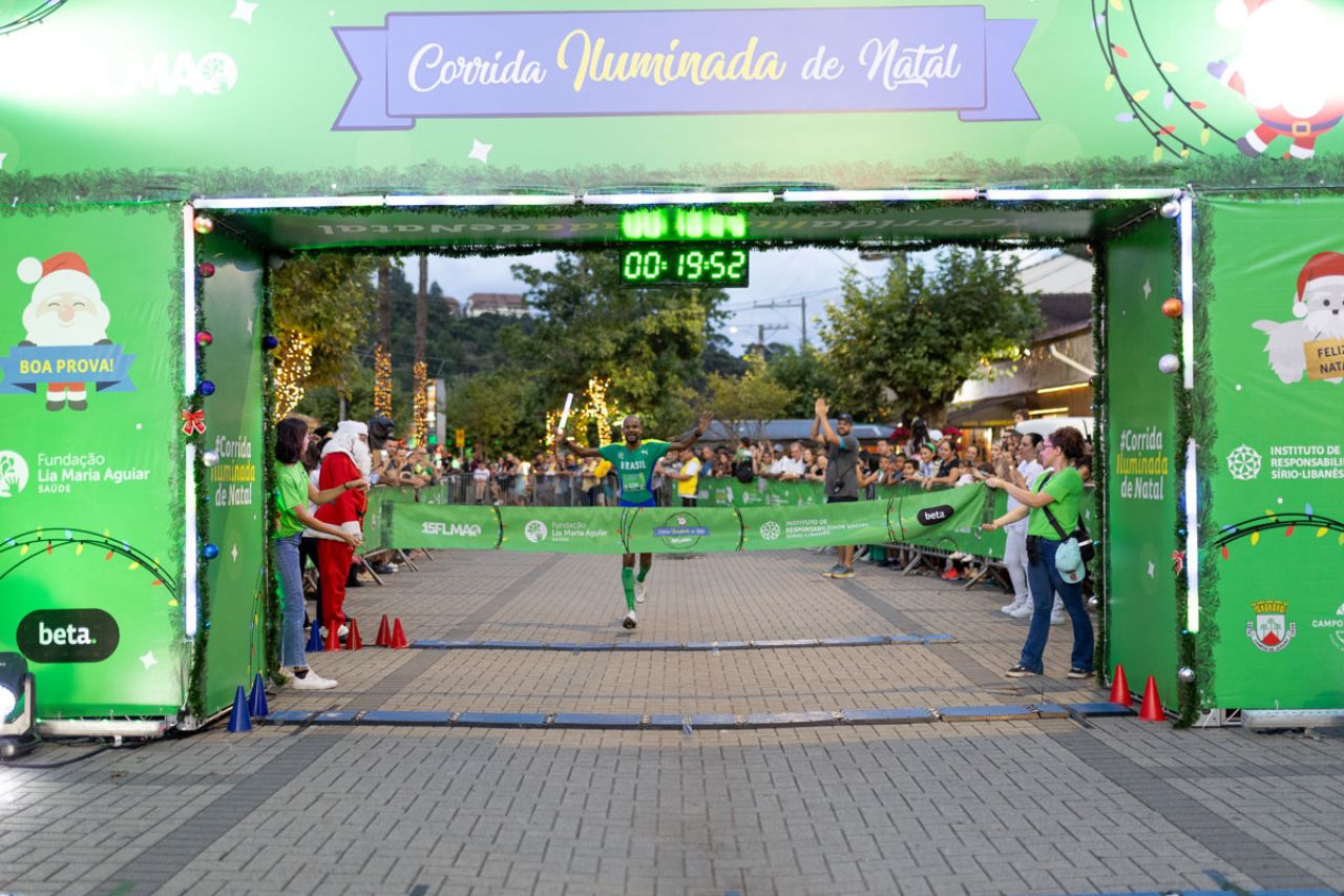 corrida iluminada