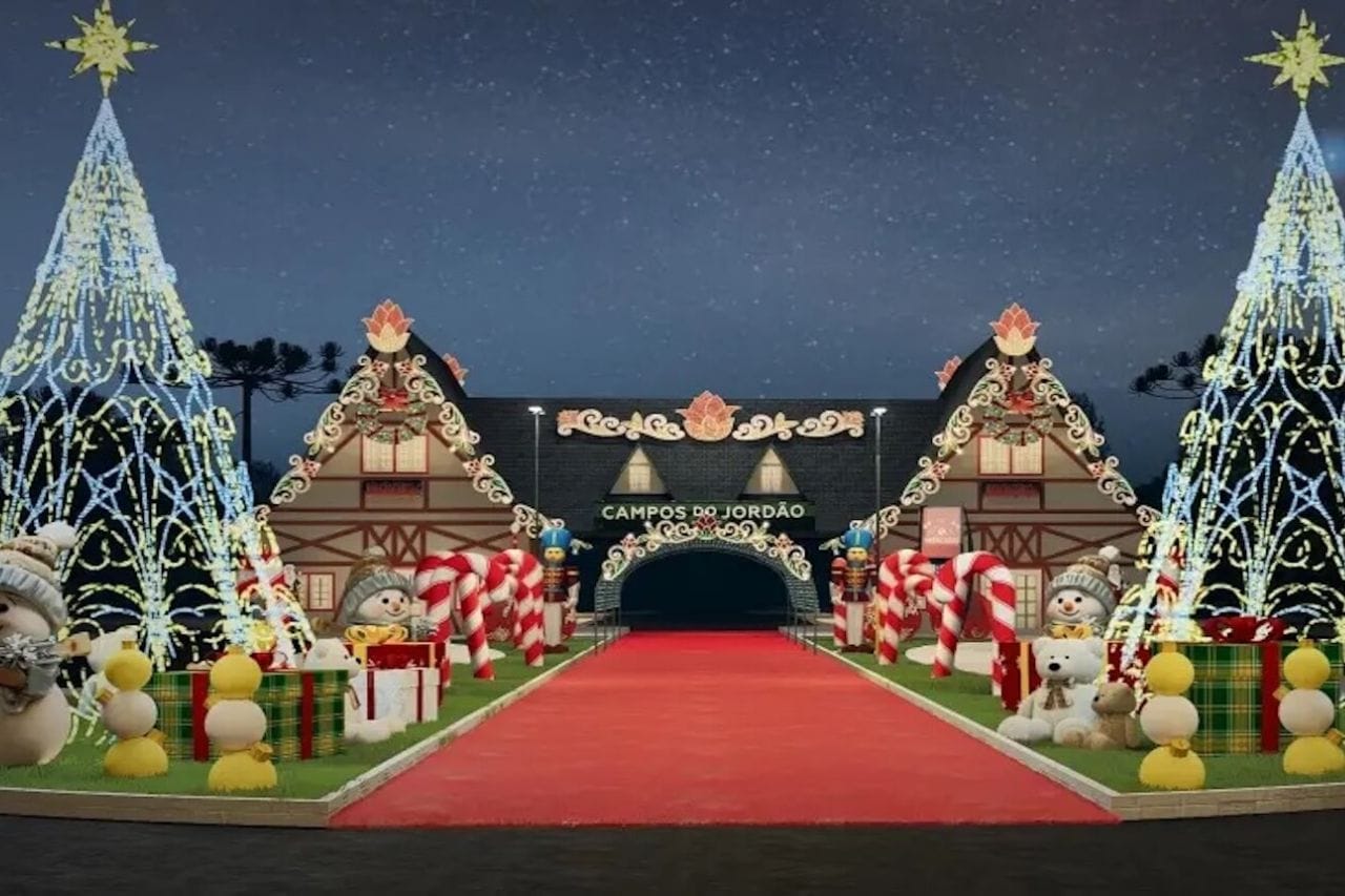 Campos do Jordão se prepara para o Natal dos Sonhos 2025 com decoração inspirada na Disney e neve artificial 1 natal sonhos